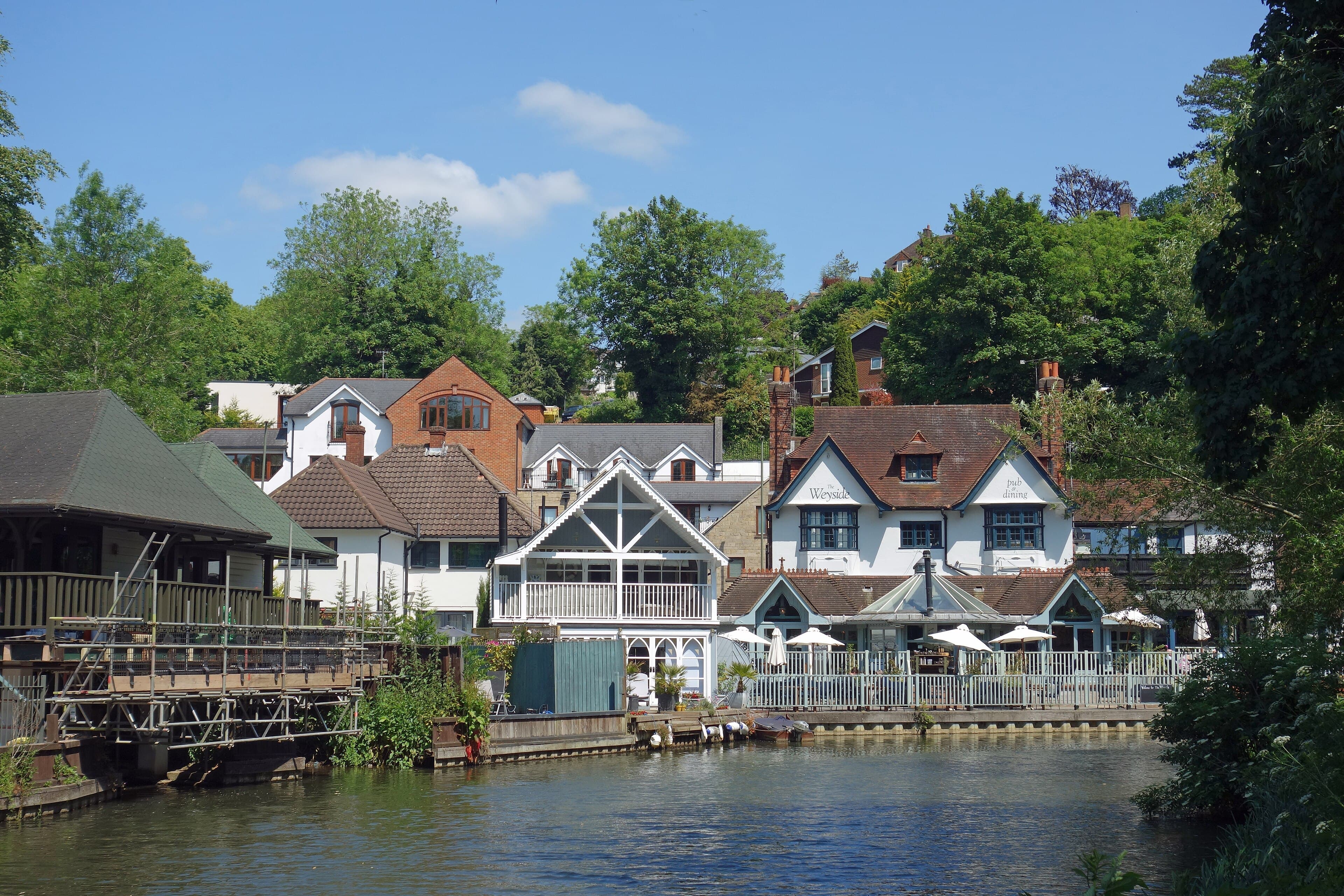 Four Surrey pub gardens worth the drive, by river and lawn